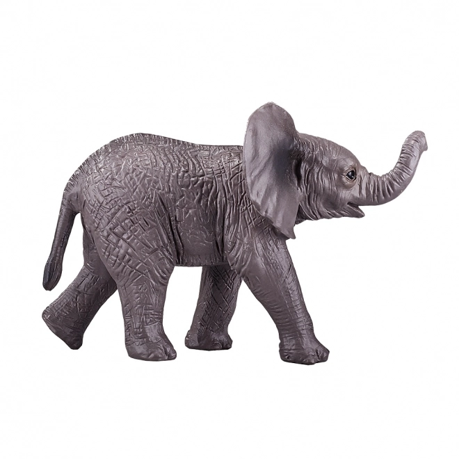 Realistic Elephant Calf Figurine