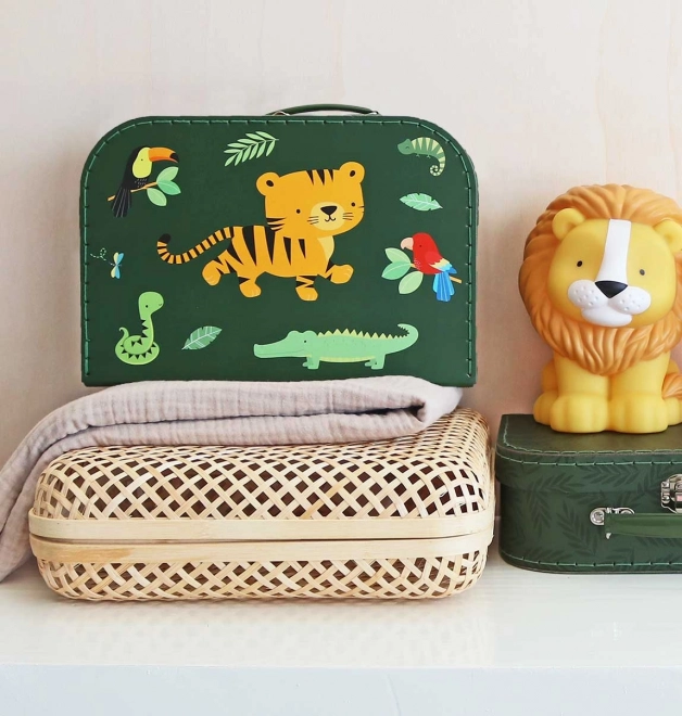 A Little Lovely Company Ensemble de deux valises en carton