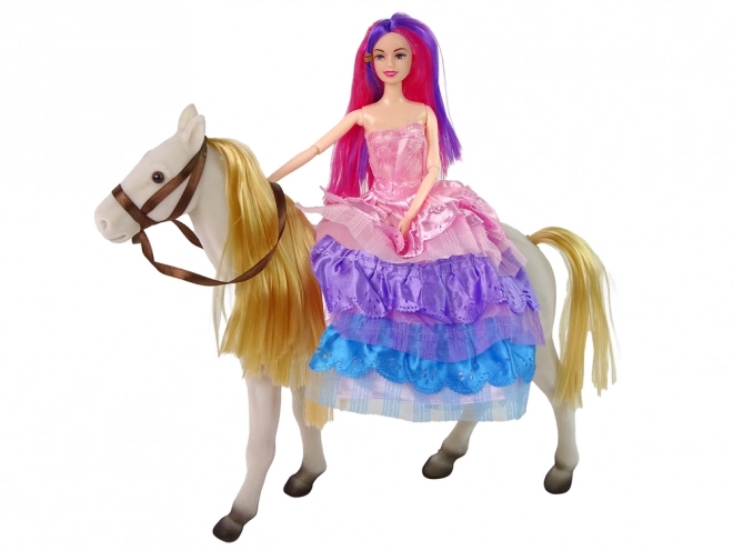 Princess Puppet with White Horse