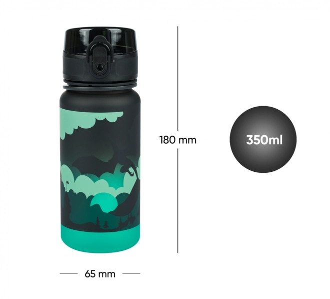 BAAGL Tritan fles voor drinken Gradient Draak 350 ml