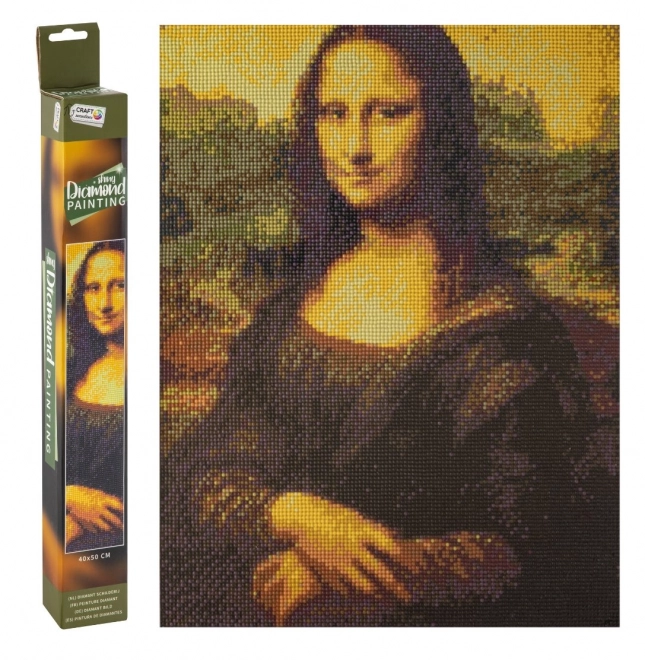 Diamantschilderij Set - Mona Lisa