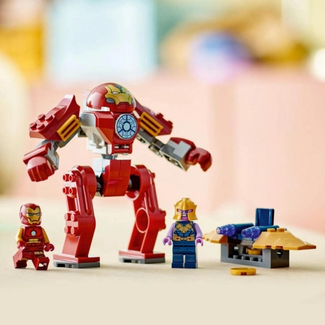 Lego Marvel Iron Man Hulkbuster tegen Thanos
