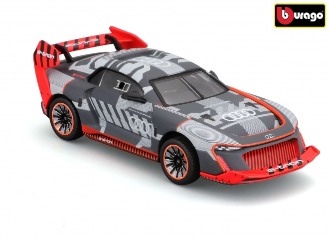Metalen model raceauto Audi S1 e-tron Quattro