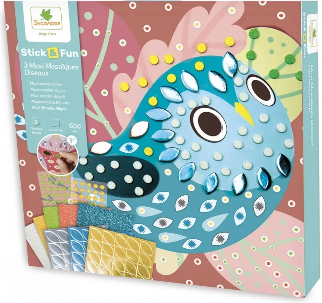 Stick & Fun mosaïque Oiseaux