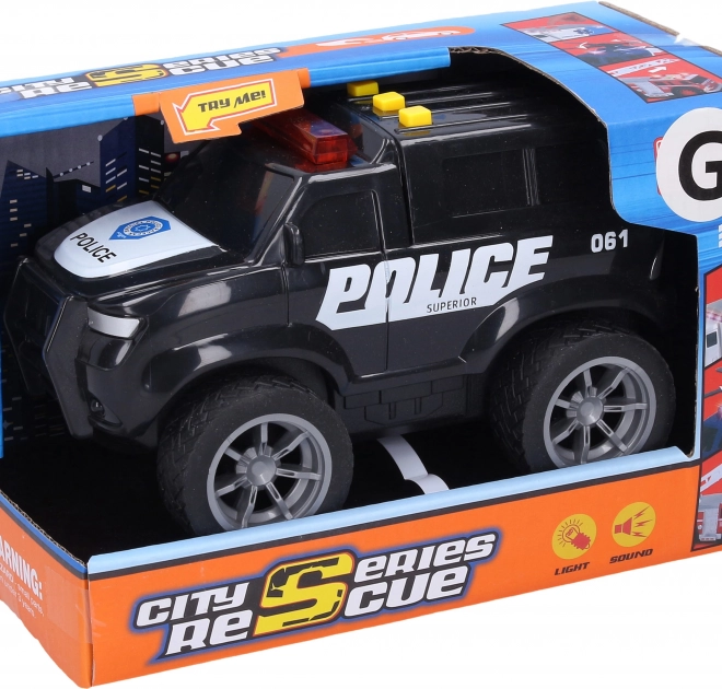 Voiture de police avec effets lumineux et sonores 18 cm