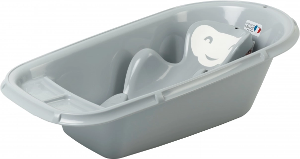 Ergonomic baby bathtub Lagoon, Grey Charm