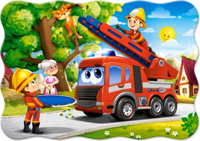 Puzzle Feuerwehr im Einsatz 30 Teile