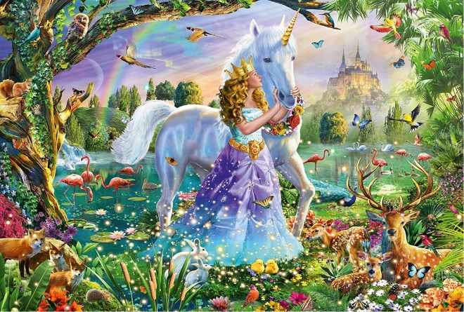Puzzel Prinses met Eenhoorn 150 Stukken