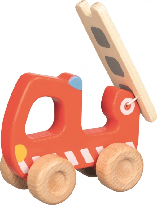 GOKI Petite voiture de pompier en bois
