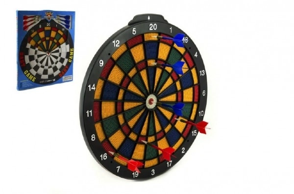 Plastic dartbord met darts