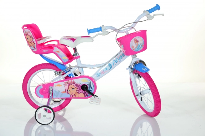 Dino Fietsen kinderfiets 16" 164RL-ALS- ALYSSA