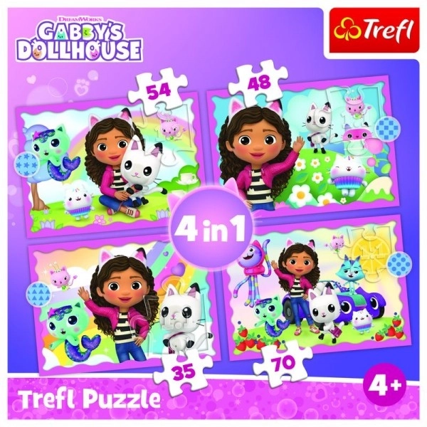 Puzzel 4v1 het huis van Gabi's kat 4+