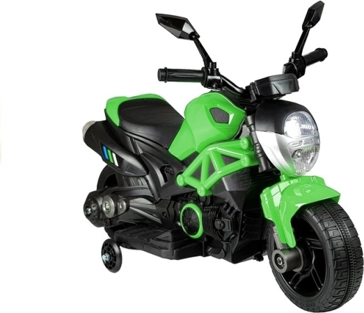 Kids’ electric motorcycle 6V green GTM1188