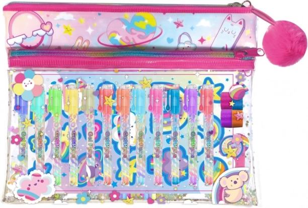 Colorful Set with Notebook and Pens