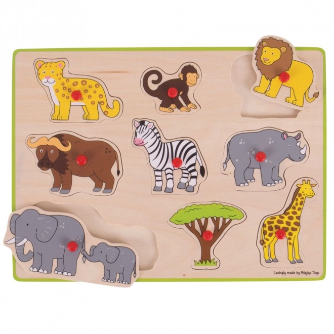 Einlegepuzzle Safari
