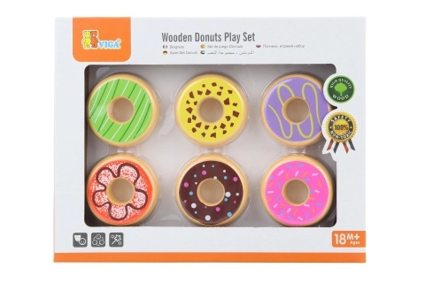 Donuts en bois