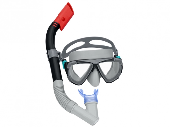 Bestway Schnorchelmaske mit Schnorchel Schwarz 14+ – Schwarz