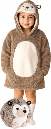 Adorable design hérisson avec capuche