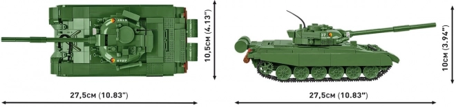 COBI 2625 Strijdkrachten T-72 (DDR/SOVJET), 1:35, 680 stuks, 1 f