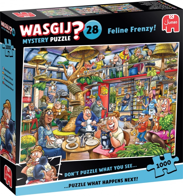 Jumbo Puzzle Wasgij Mystery: Cat Madness 1000 pieces