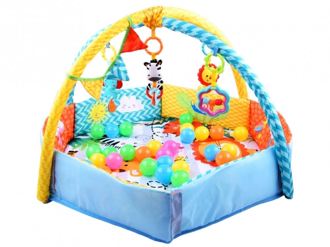 Spielmatte und Laufgitter für Kinder 2 in 1