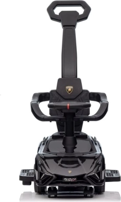Balance bike with push bar Lamborghini QLS-996T – black