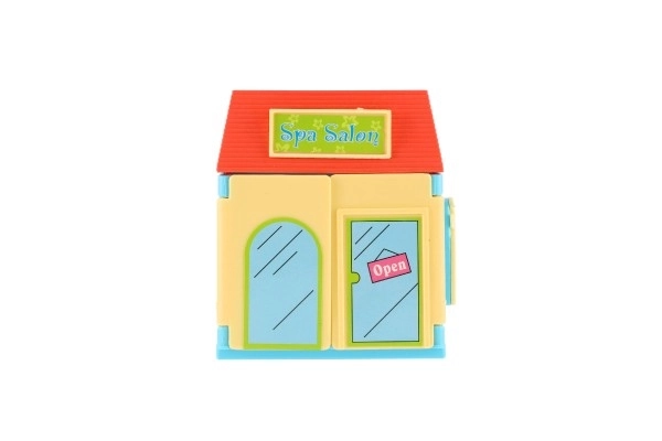 Maison en plastique avec un animal de compagnie