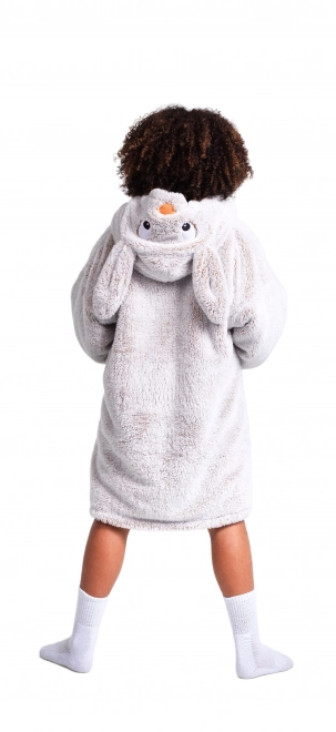 Cozy Noxxiez Warm TV Hoodie Blanket with Bunny Design for Kids 7 - 12 Years
