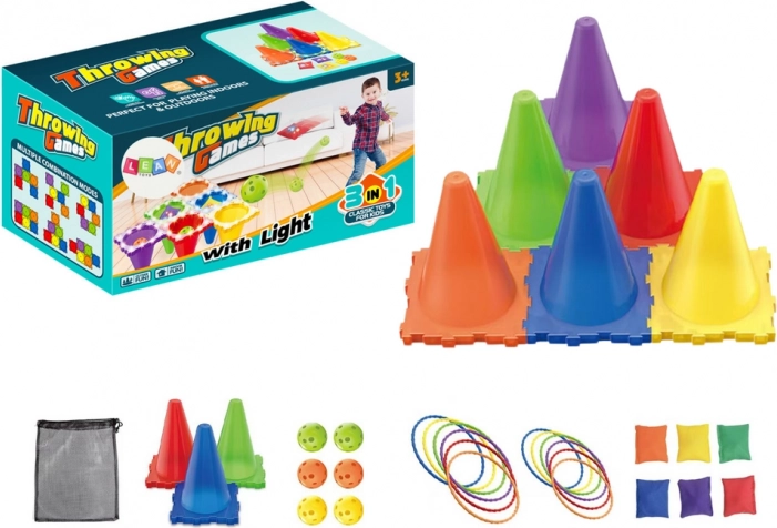 Sports Craft Game Set Target Dart 3-in-1