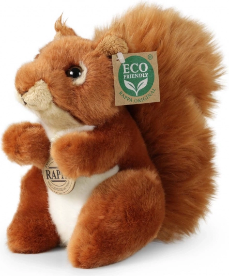 Sitting Plush Squirrel 18 cm eco-friendly
