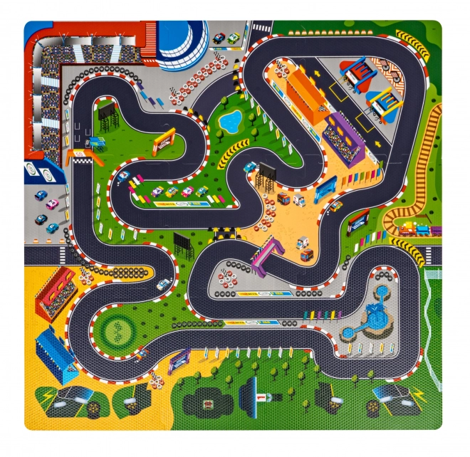 Puzzelmat Rallybaan