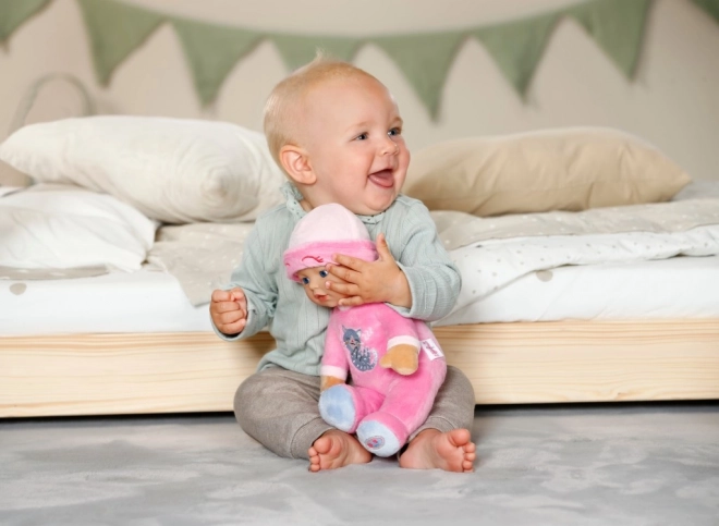 Schlafpuppe für Babys dunkelrosa 30 cm