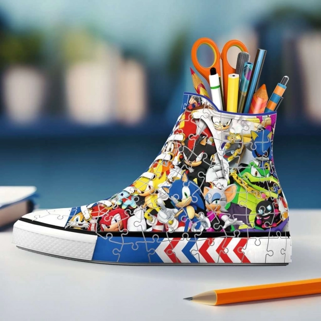 Ravensburger 3D Puzzle Sneaker Sonic the Hedgehog 112 Pieces