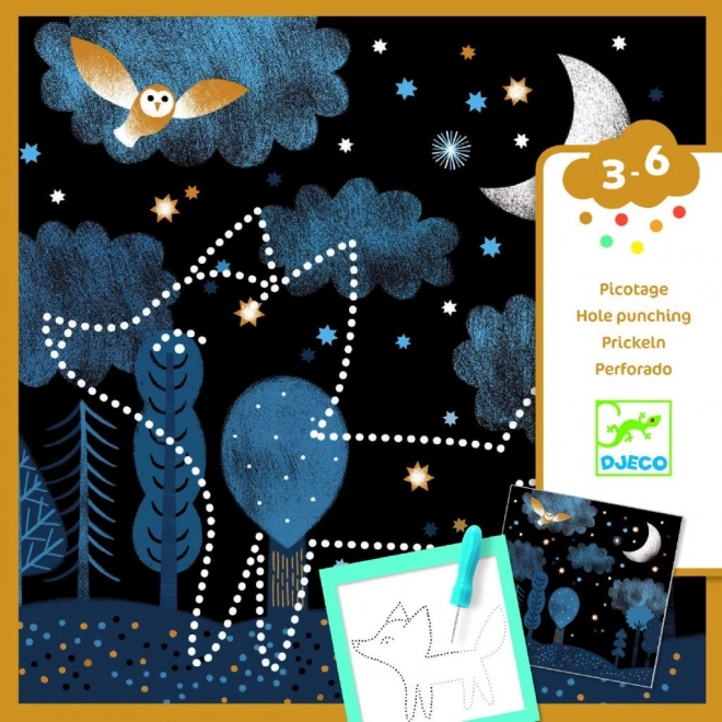 DJECO Images à illuminer Animaux