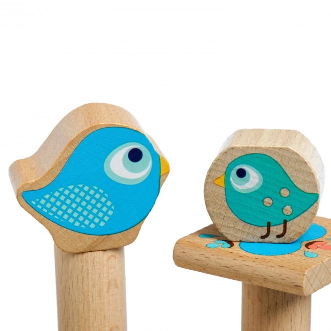 Lucy & Leo Kleine Vrienden - houten balansspel met voorbeelden 33 delen