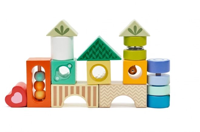 Classic World Wooden Sensory Blocks Montessori Set