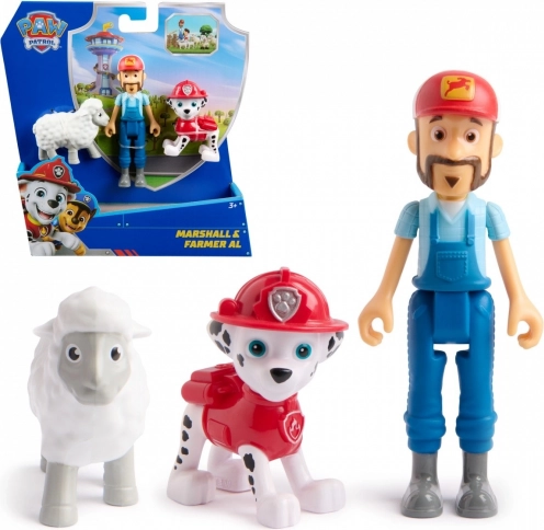 Set de figurines Marcus et Fermier Al - La Pat’ Patrouille