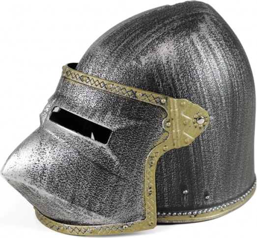 Casque de chevalier avec visière relevable pour enfants