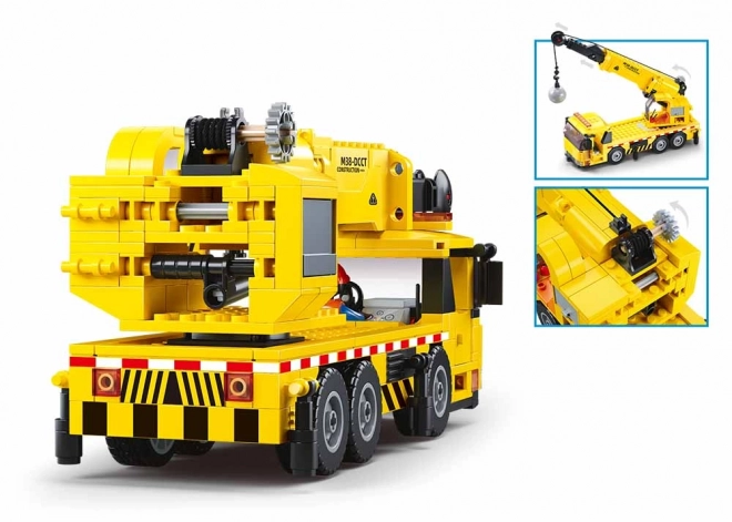 Grue Sluban Town M38-B1195 avec boule de démolition