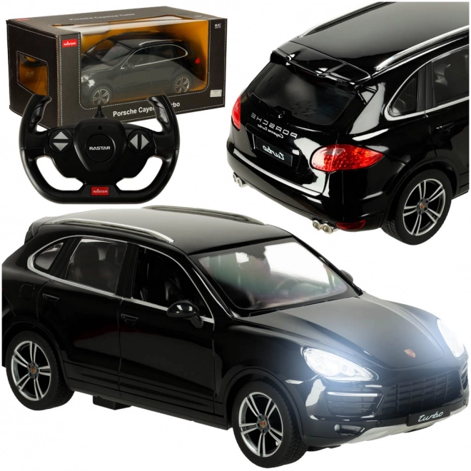 Rastar 42900 Porsche Cayenne Turbo 1:14 auto op afstandsbediening zwart