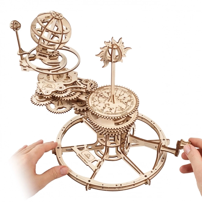 Ugears 3D houten mechanische puzzel Tellurium