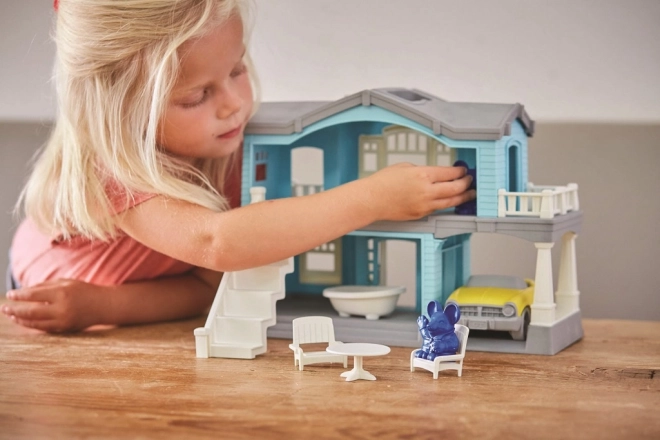 Puppenhaus Green Toys Blau