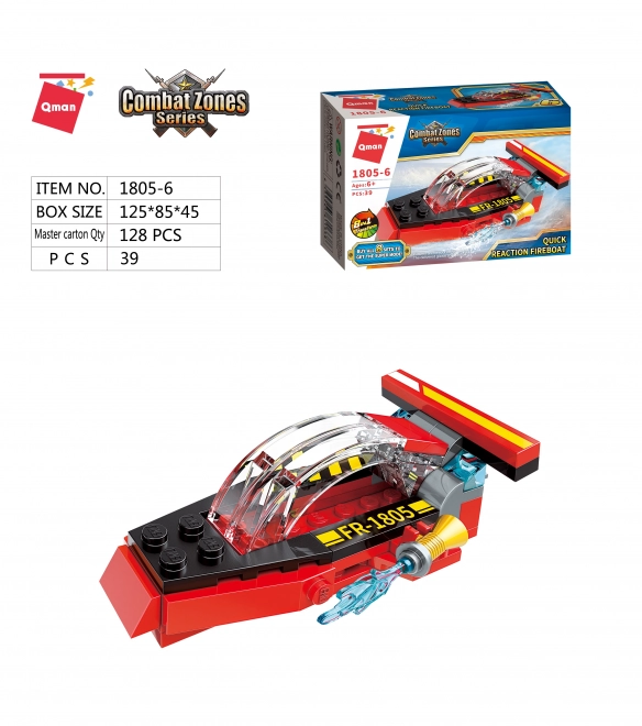 Qman Waterkanon brandweerauto Brandweerboot