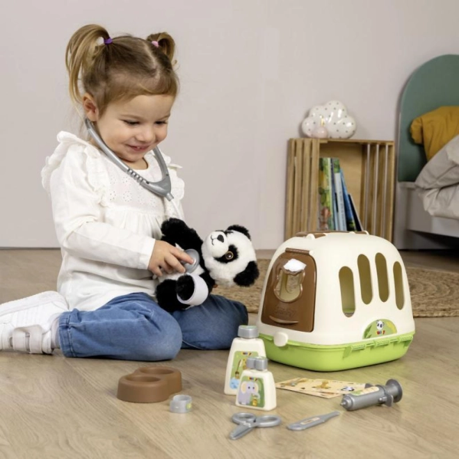 Pluche panda voor het ontwikkelen van empathie en zorg