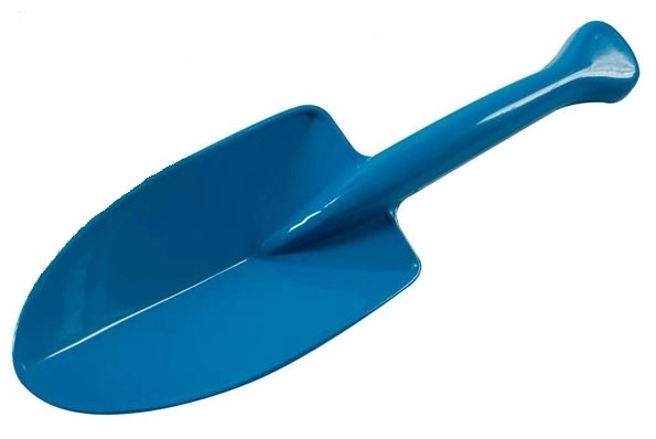 Gekleurde plastic schep 27 cm