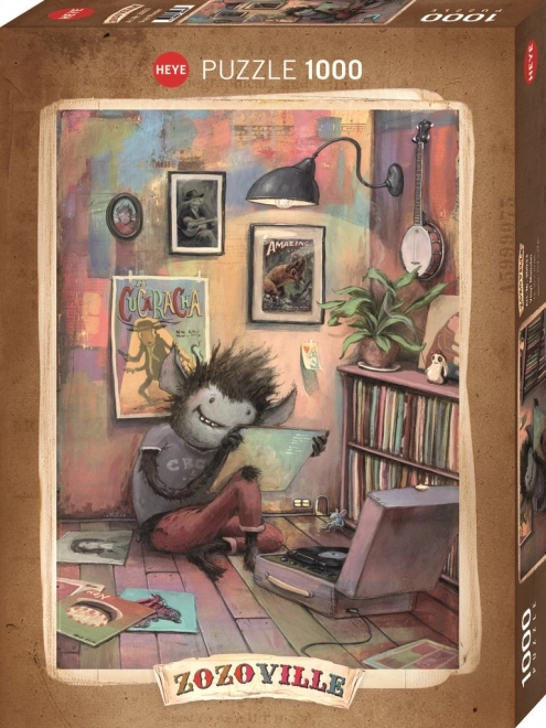 HEYE Puzzle Zozoville : Monstre de vinyle 1000 pièces