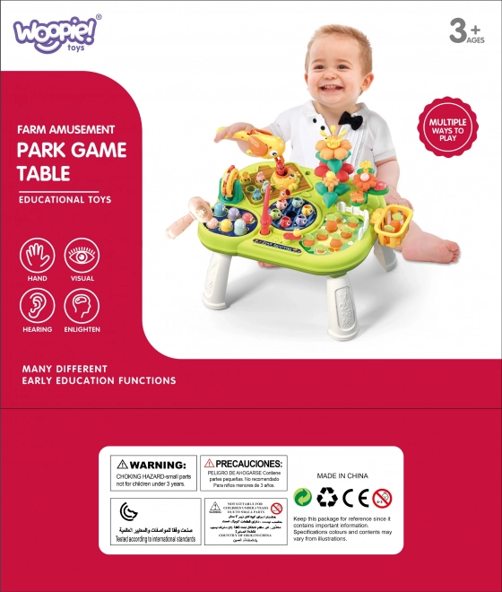 Interactive Educational Table 8-in-1 by WOOPIE