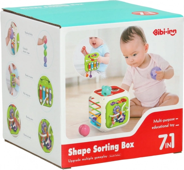 Educational Cube 7-in-1 for Kids with Xylophone Bibi-inn