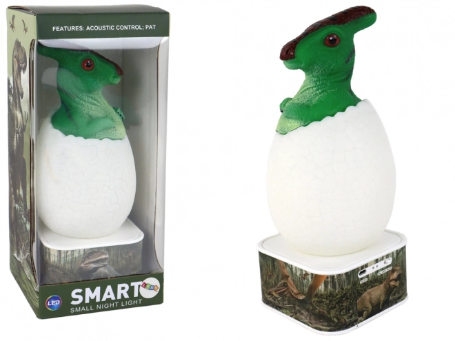 Nachttisch-LED-Lampe Dino Parasaurolophus USB
