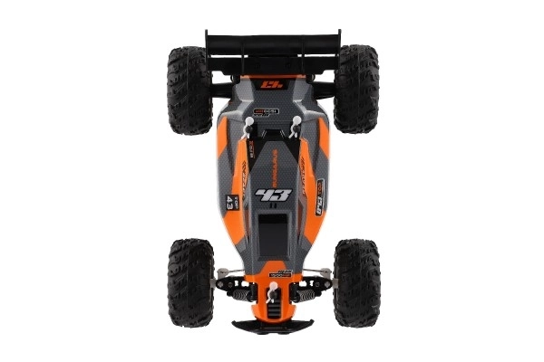 Auto RC Buggy snelheid 2,4GHz plastic 25cm op batterijen in doos 31x14x18cm – Oranje